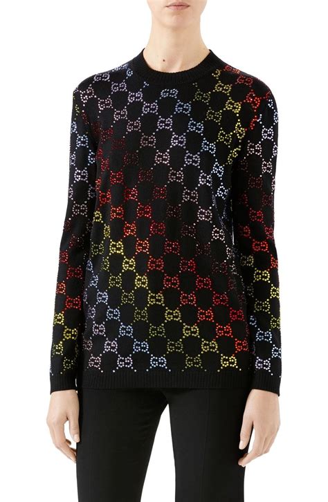 gucci athletic sweater|Gucci sweater for women.